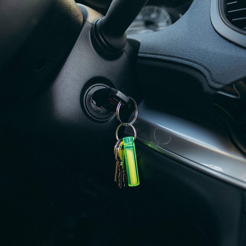 GEAR AID Ni Glo 2â€ UV Rechargeable Glowing Keychain â€“ Multi-Purpose Glow-in-the-Dark Accessory for Camping, Scuba Diving, Night Fishing, Hiking, Emergency Kits, and Everyday Use, Yellow, 2 Pack - Image 4